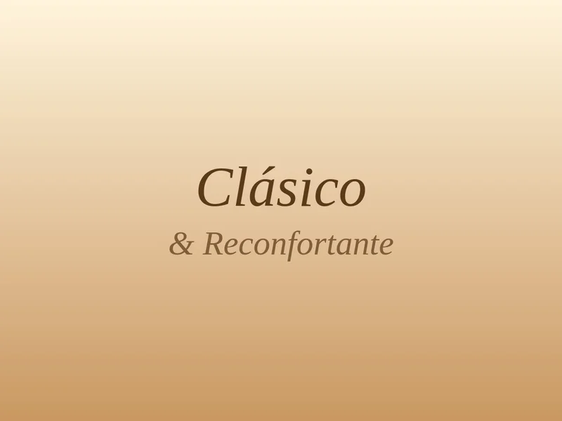 Clásico & Reconfortante